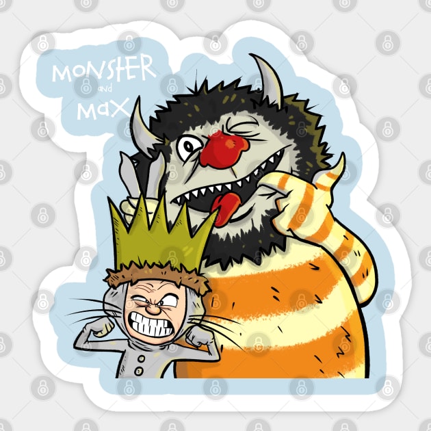 Monster and Max Sticker by MarianoSan